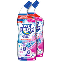 WC Frisch Detergente Gel WC Kraft Aktiv Freschezza dei fiori 2 x 750 ml