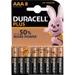 Duracell Plus 8x AAA / LR03