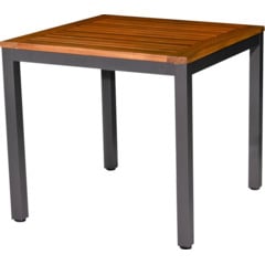 Table Terrazza 80 cm acacia aspect teck