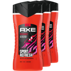 Axe Gel Douche Recharge Sport Refresh 3 x 250 ml
