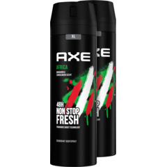 Axe Deodorante Aero Africa 2 x 200 ml