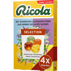 Ricola assortiert Multi-Box 4x50g