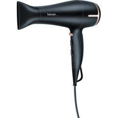 Beurer HC 60 Sèche-Cheveux à Commande Tactile Fonction Ionique 2200 watts avec Buse de Coiffage et Diffuseur de volume - Noir / Rosé