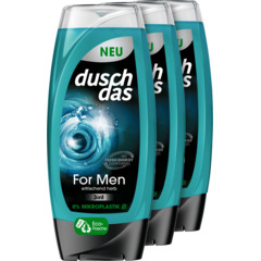 Duschdas Gel doccia 3in1 For Men 3 x 225 ml