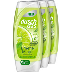 Duschdas Gel doccia Lime e Menta 3 x 225 ml