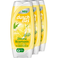 Duschdas Duschgel Zitrone & Rosmarin 3 x 225 ml