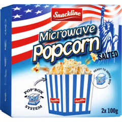 Snackline Popcorn Micro salzig 2 x 100 g