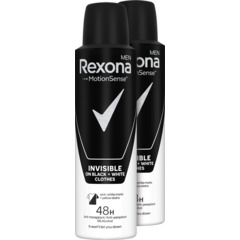 Rexona Déodorant spray Invisible pour hommes 2 x 150 ml