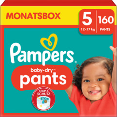 Pampers Baby-Dry Pants taglia 5 box mensile 160 pannolini