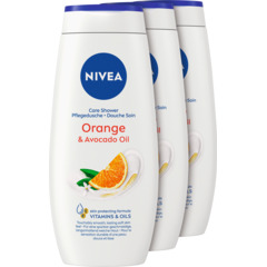 Nivea Gel doccia Orange & Avocado Oil 3 x 250 ml