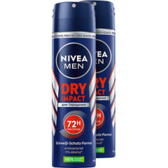Nivea Aero Men Dry Impact 2x150ml