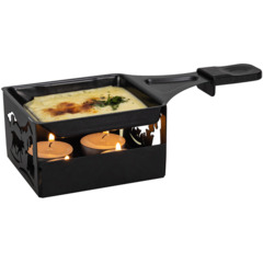 Mini appareil à raclette & grill «Panorama» noir