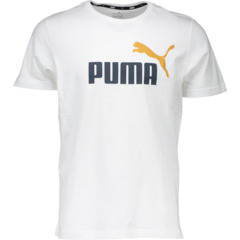 Puma Ess+ 2Col Logo Tee, bleu foncé, XXL