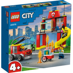 LEGO City Station pompier, voiture 60375