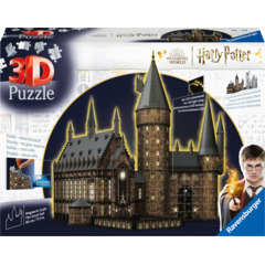 Puzzle 3D Ravensburger Hogwarts Sala Grande Edizione Notte