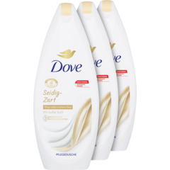 Dove Shower Care Silky Soft 3 x 250 ml