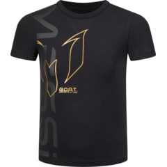 Messi Kinder-T-Shirt gold Druck