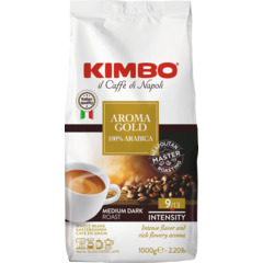Kimbo Aroma Gold Café en grain 1 kg