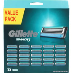 Gillette Lame per rasoio Mach 3 Value Pack 25 pezzi