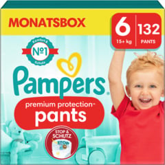 Pampers Premium Protection Pants Grösse 6 Monatsbox 132 Windeln