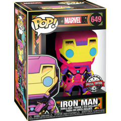Funko POP Marvel Black Light Iron Man