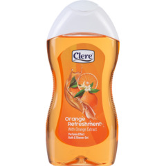 Clere Gel doccia rinfrescante all'arancia 300 ml