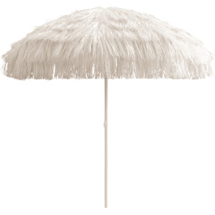 Parasol Tahiti Ø 200 cm beige