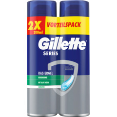 Gillette Rasiergel Classic Empfindliche Haut 2x 200 ml