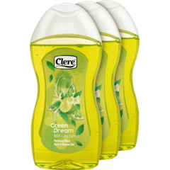 Clere Douche Green Dream citron vert 3x300ml
