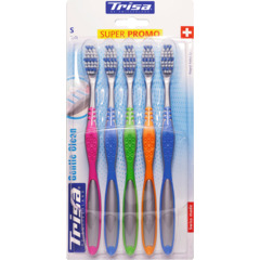 Trisa Brosses à dents Gentle Clean Soft 5 pièces