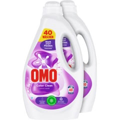 Omo Detergente liquido Colour Clean 2 x 40 lavaggi
