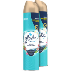 Spray parfumé Glade Ocean Adventure 2 x 300 ml
