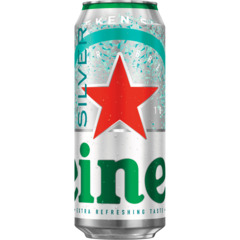 Heineken Silver Lager 4%, 24 x 50 cl canettes