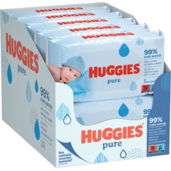 Huggies lingettes humides Pure 10 x 56 pièces