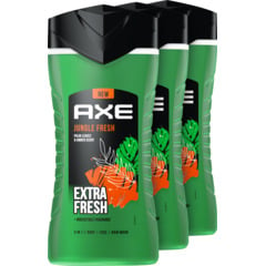 Axe gel douche 3en1 Jungle Fresh 3 x 250 ml