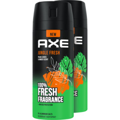 Axe spray pour le corps Jungle Fresh 2 x 150 ml