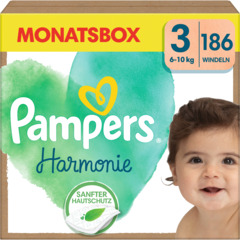 Pampers Harmonie Gr. 3, 6-10 kg Monatsbox 186 Windeln