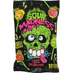 Sour Madness Lollies 100g