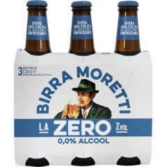 Birra Moretti Zero 0.0% 3 x 33 cl