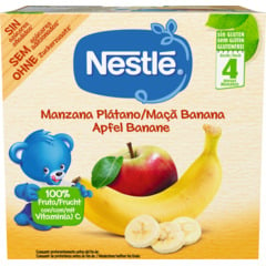 Nestlé Compote de pommes et bananes 4 x 100 g