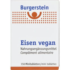 Burgerstein Fer vegan 150 mini tablettes