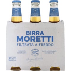 Birra Moretti Filtrata a Freddo 3 x 33 cl