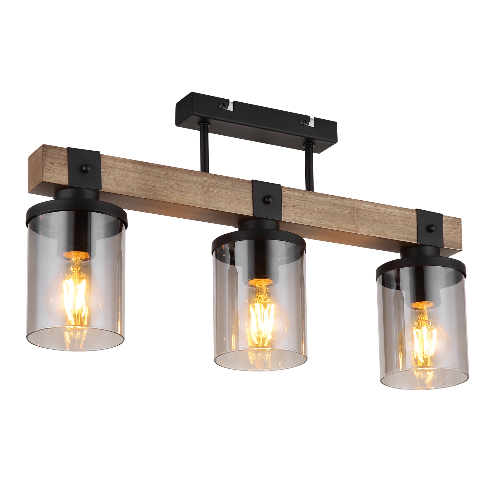 Deckenleuchte Lila Metall, 3-flammig