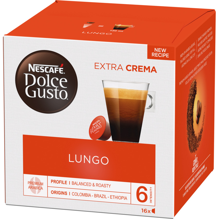 Nescafé Dolce Gusto Caffè Lungo, 16 capsule