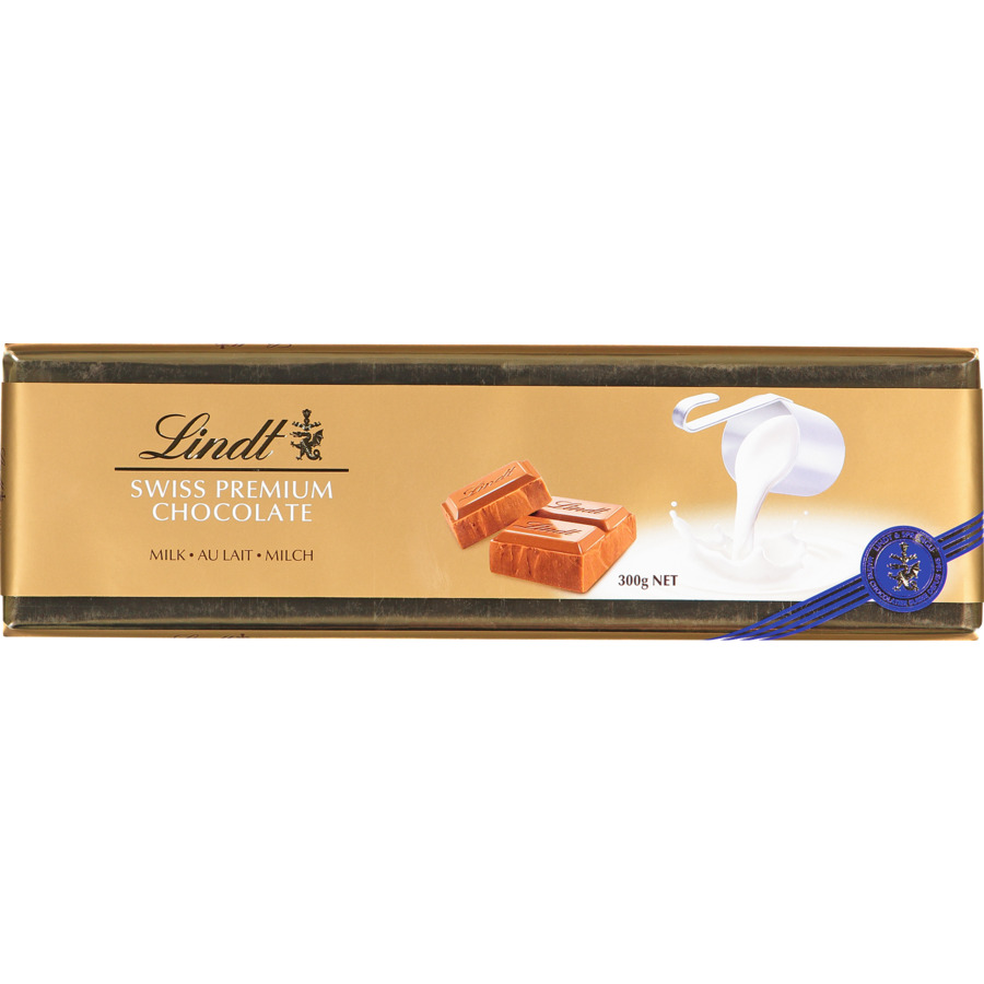 Lindt Vollmilch-Tafel |Schokoladentafel|feinste Alpenvollmilch Chocolade  |glutenfrei |100g | Schokoladengeschenk