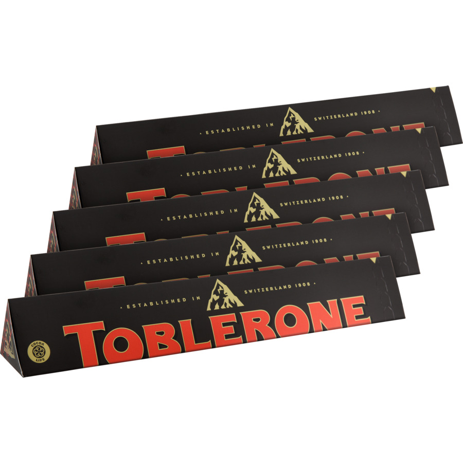 TOBLERONE - Chocolat TOBLERONE - blanc 5 x 100 g…