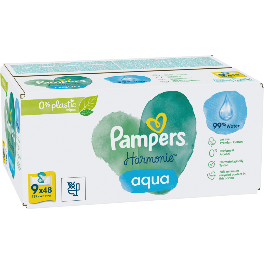Lingettes Pampers® Aqua Pure