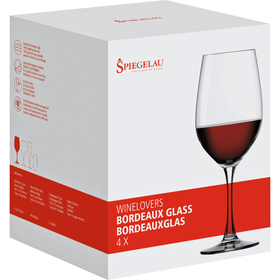 Spiegelau Bordeauxglas Winelovers 4er