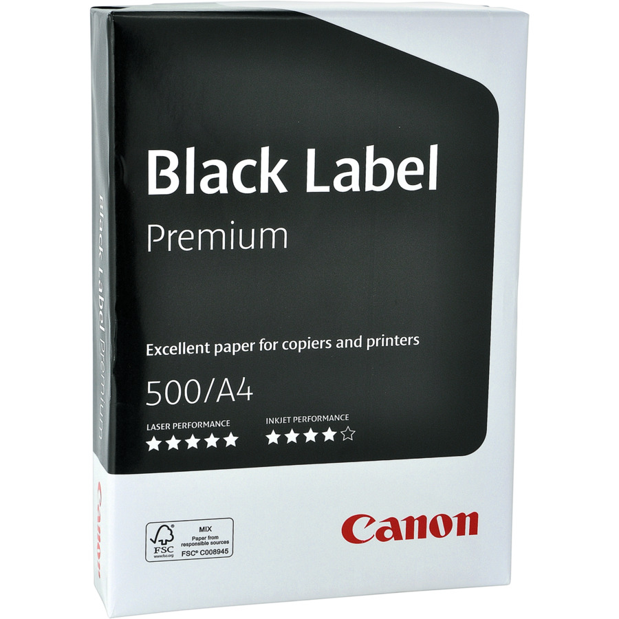 Papier d'impression / copie Canon A4 - 5 paquets de 80 grammes