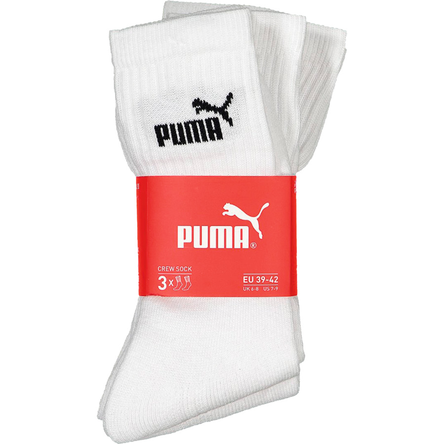 Puma Chaussettes Sport 3 Pcs-43-46-blanc